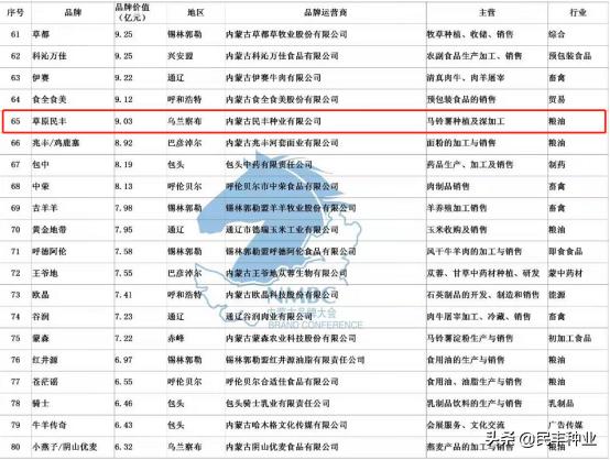 民丰马铃薯种业有限公司,内蒙古民丰种业有限公司