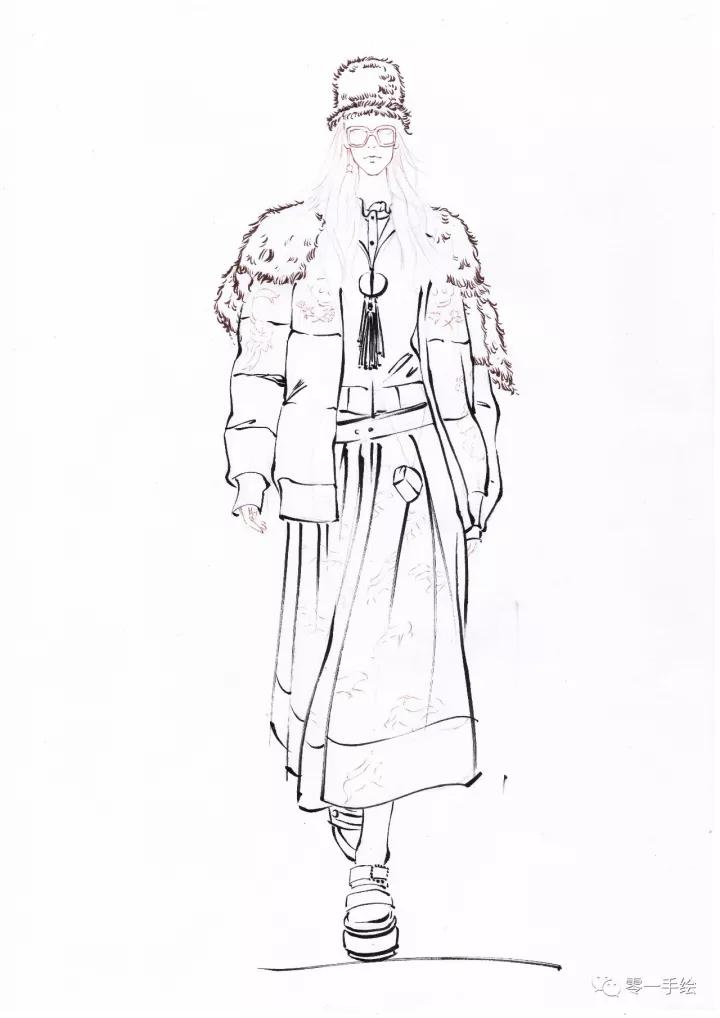 教你画衣服设计图,设计衣服手绘画简单教程整套