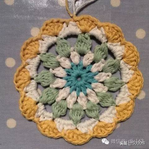 钩个正方形的坐垫怎么钩,钩个小坐垫