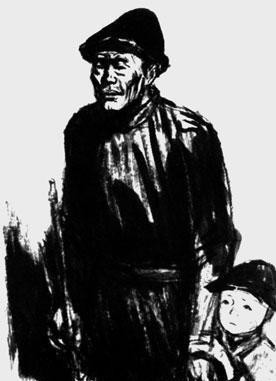 鲁迅玩伴闰土:57岁病逝后,留下5子,如今后代完成华丽转变