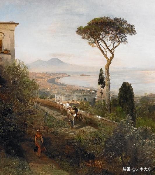 欧洲古典风景油画作品欣赏,德国古典画家风景油画作品