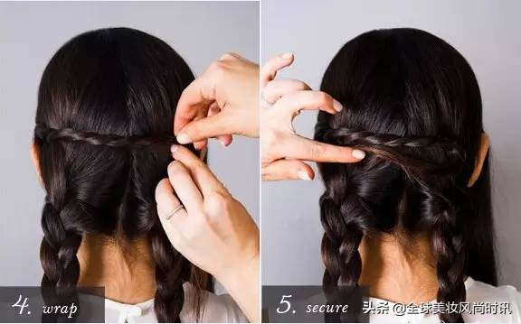 简单易学的编发教程一看就会,儿童编发步骤简单