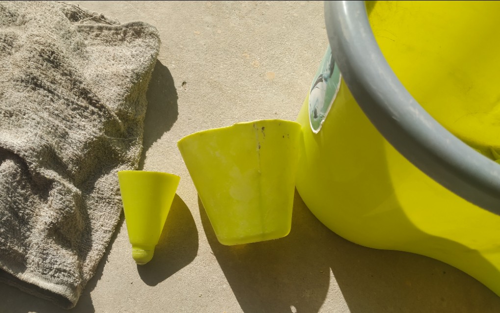 拖把桶改造钓鱼神器,废旧塑料桶改拖把池