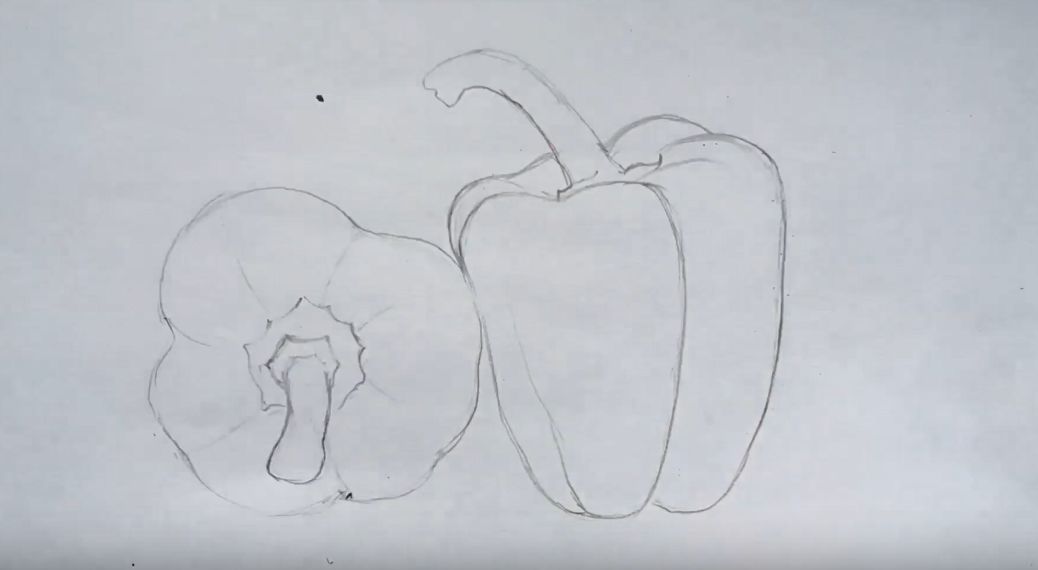 素描水果或蔬菜,素描蔬菜和水果怎么画出质感