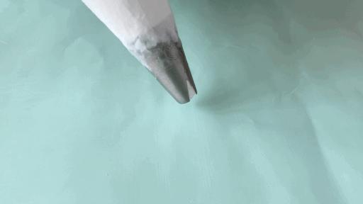 向日葵裱花手法教程简单易学,蛋糕裱花入门基础手法