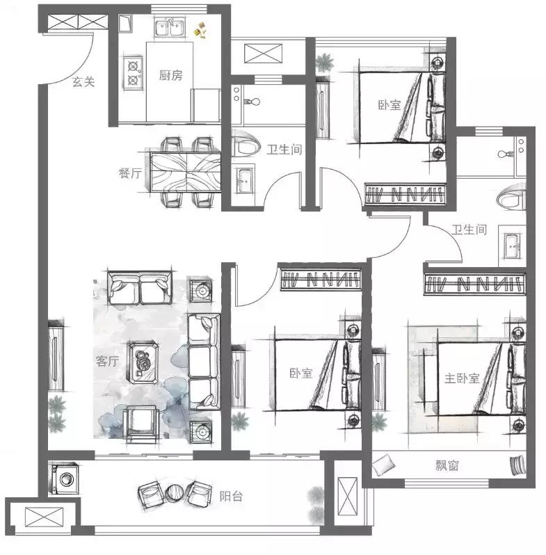 池州中梁印江南地块,中梁印江南小区环境