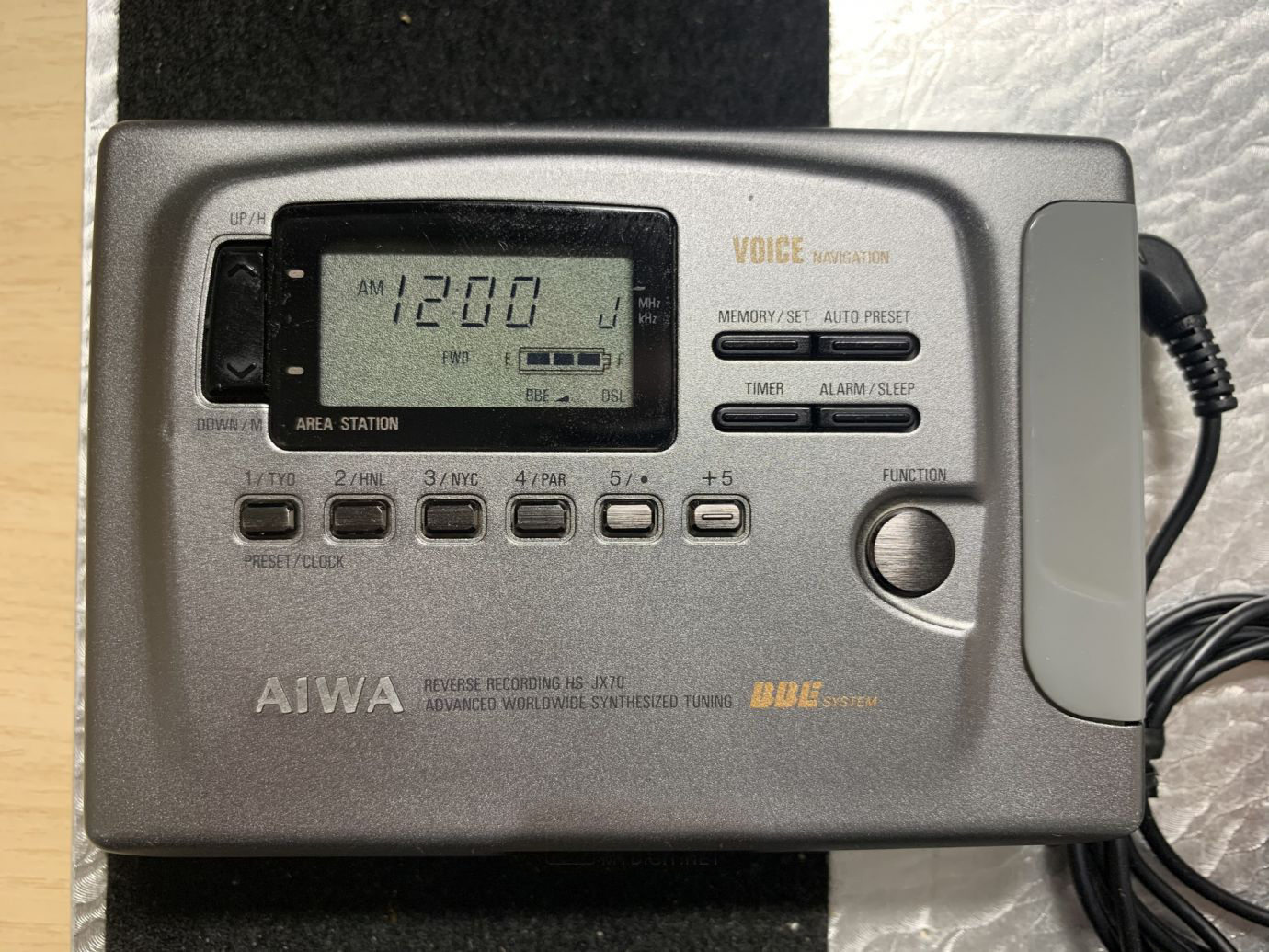 当年让我望洋兴叹几千元一台的随身听有幸收到了