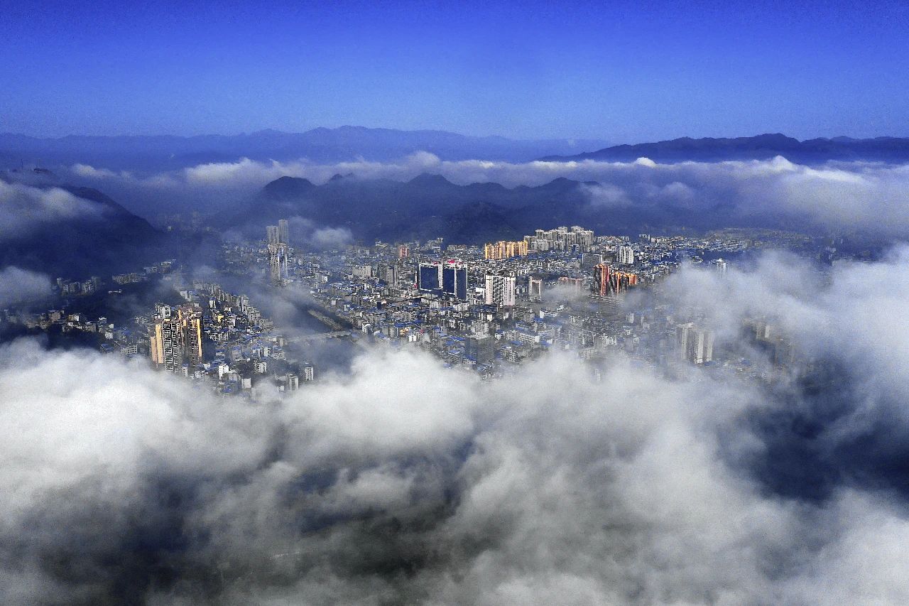 无人机拍摄的广西,桂林无人机拍风景视频