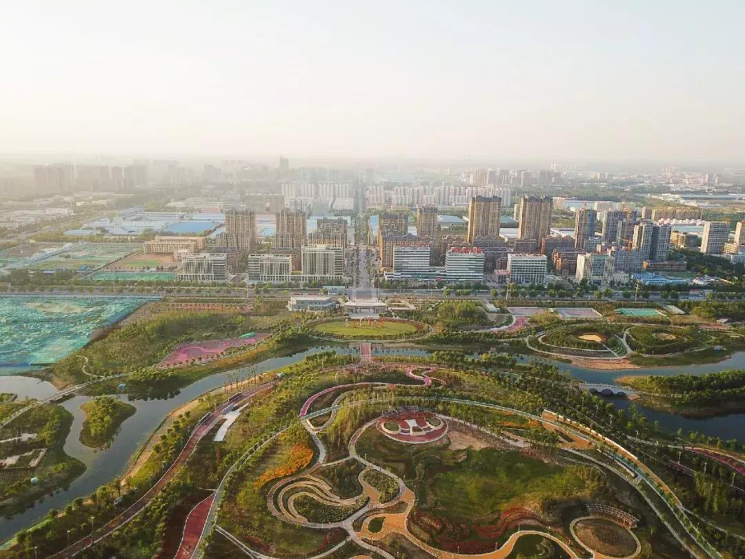 华建壹街区绿化,城市公园诗意生活