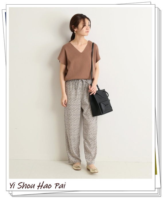 15种春季穿衣搭配图,印花上衣时尚穿搭