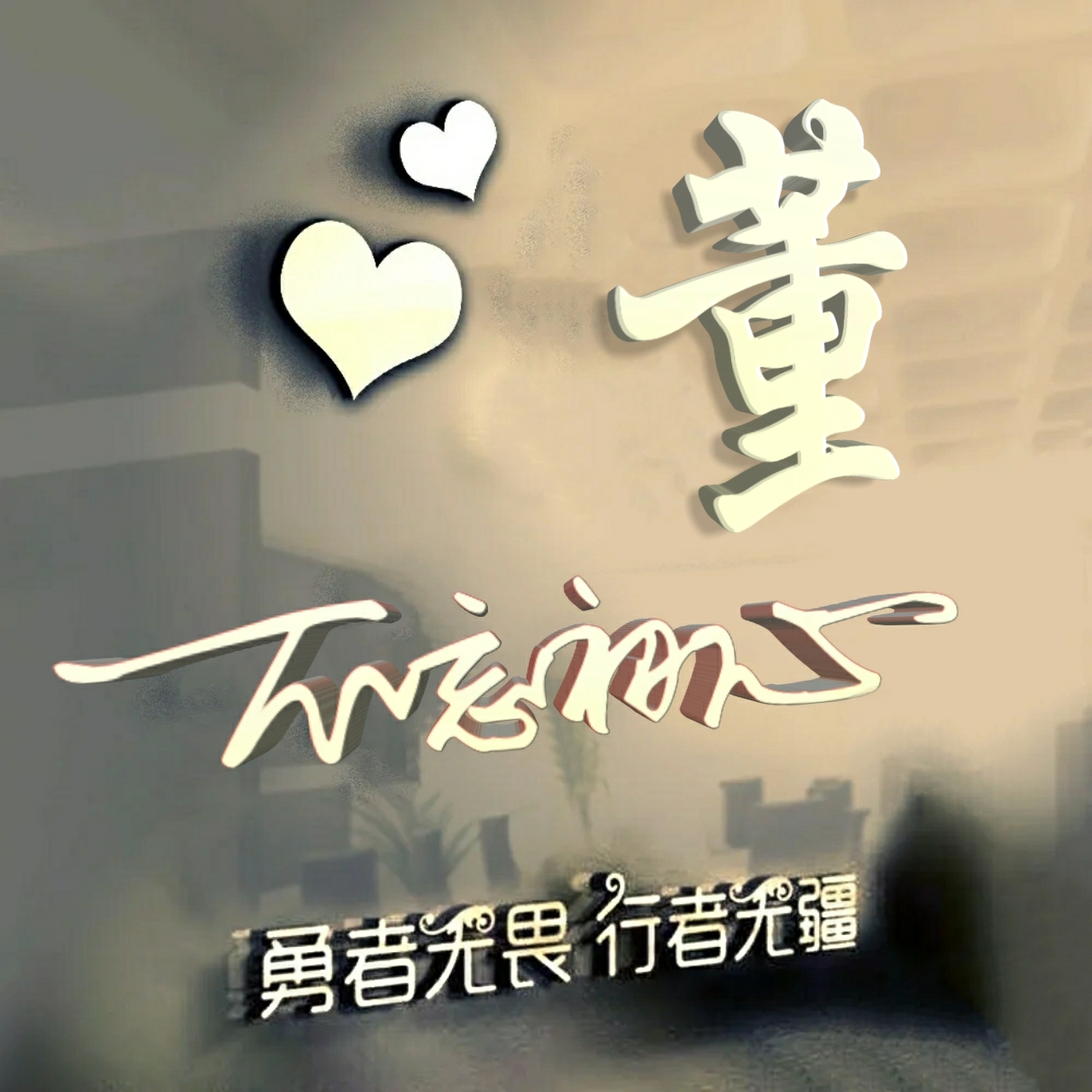 勇者无畏励志姓氏头像王,行者无疆勇者无畏智者无惧