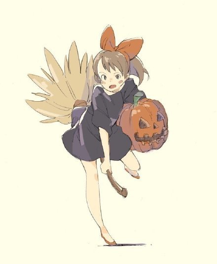 魔女宅急便绘画,魔女宅急便手绘