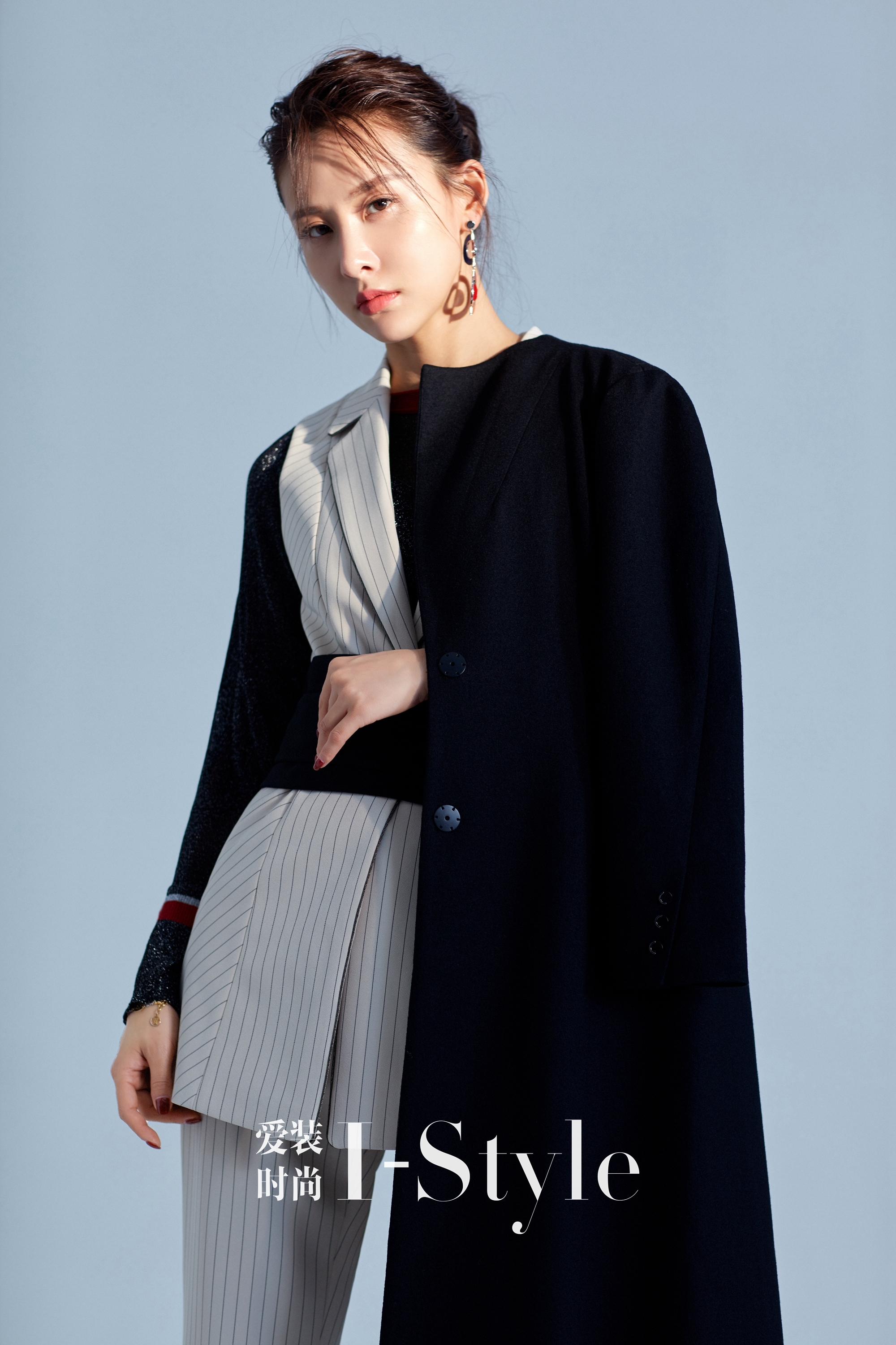 贾清穿衣搭配图,贾青穿复古连衣裙