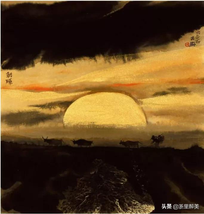 他师从李可染，一生专注画太行山：用一滴墨画出中国极致山水之美