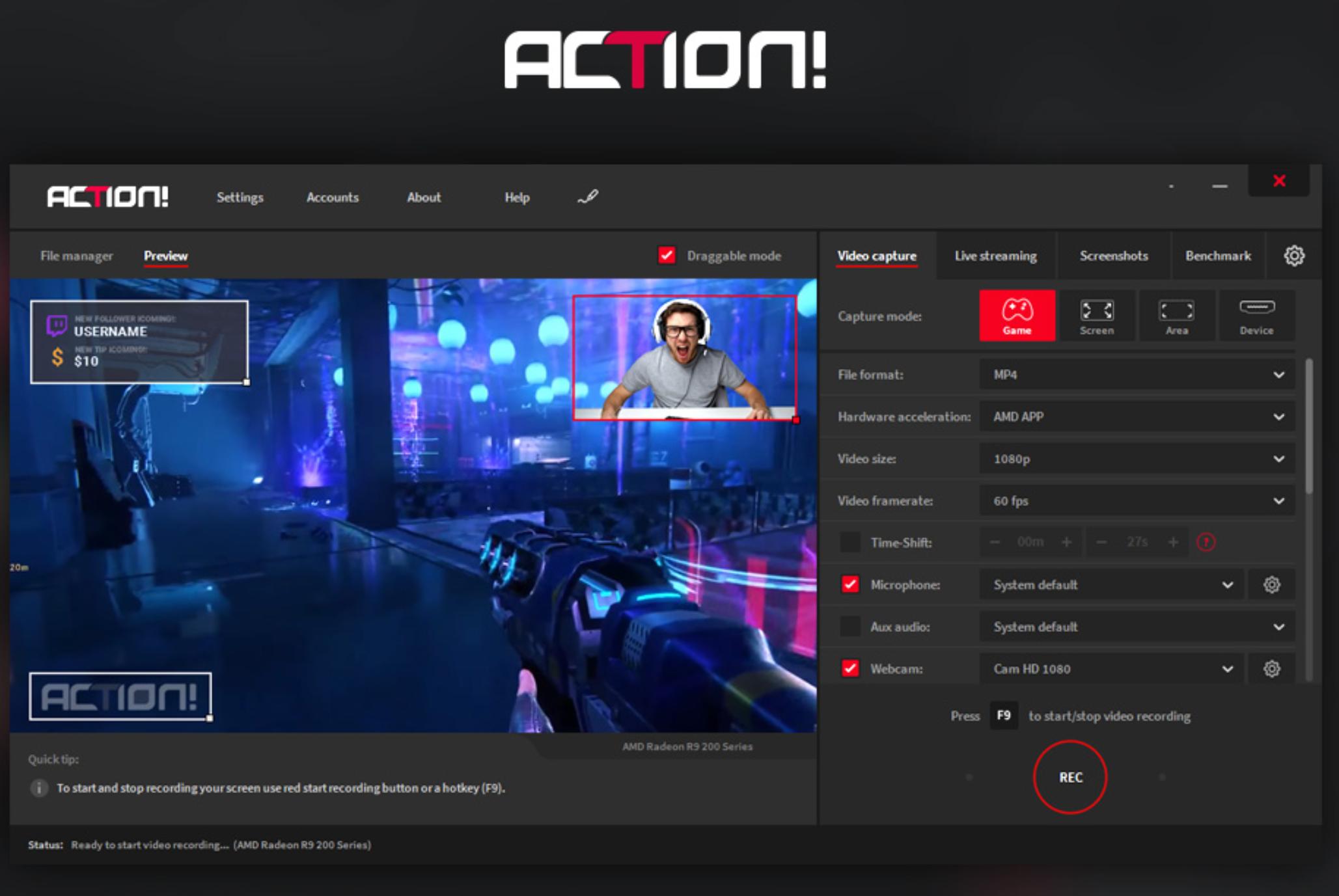 windows屏幕录制软件,windows屏幕录制