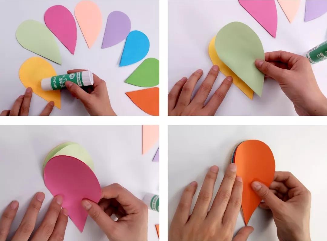 母亲节手工礼物爱心立体贺卡,母亲节送妈妈的手工折纸礼物贺卡