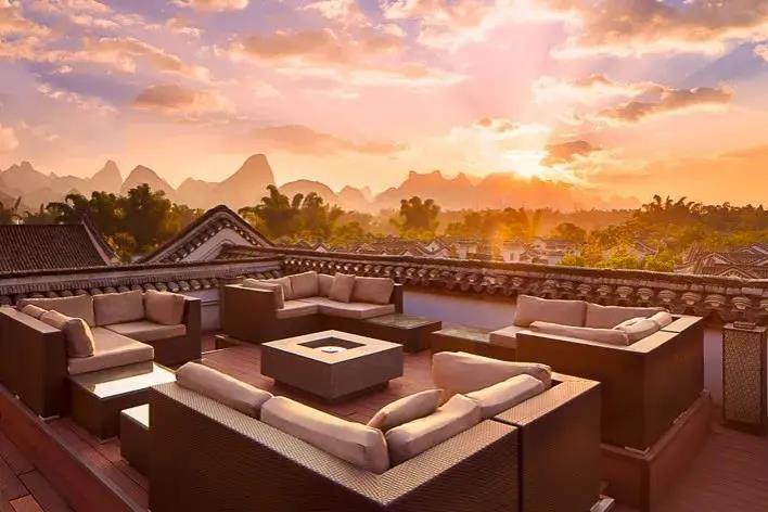 广西阳朔又一顶奢酒店，潺潺流水，久违的隔世风景，美得像一个梦