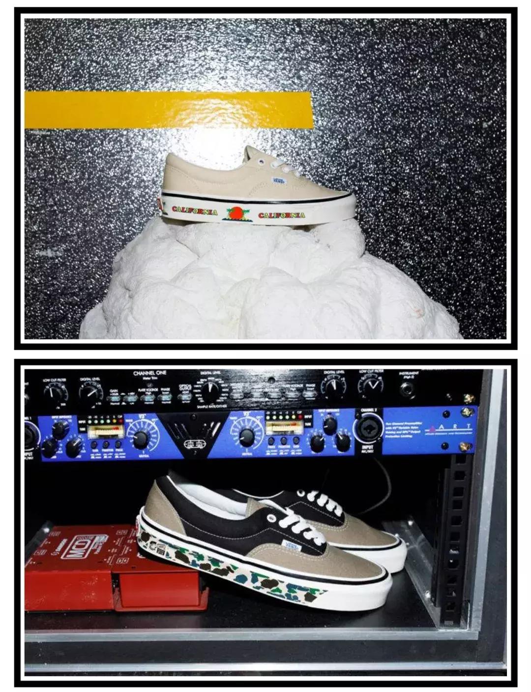 vans新款联名腰果花,vans黑白联名