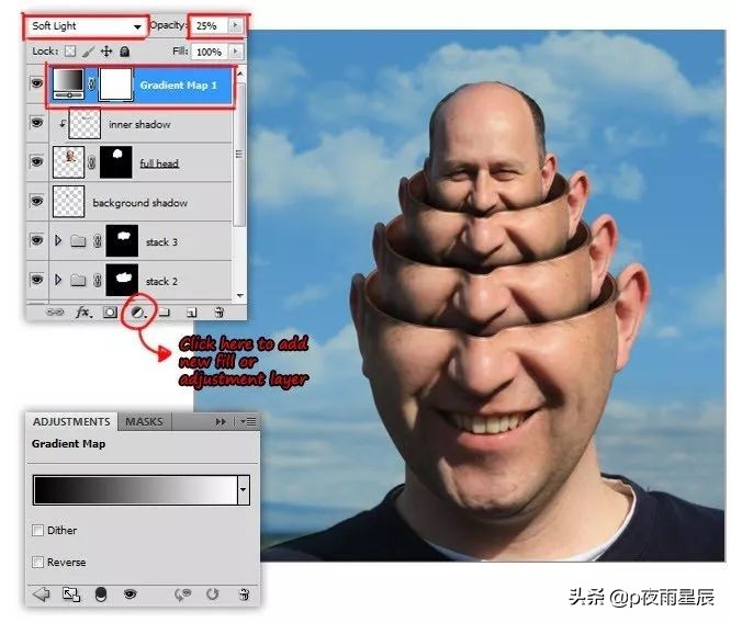 ps制作超现实创意人像,通过ps制作一幅超现实人像特效