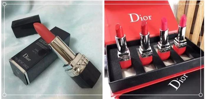 迪奥千鸟格口红100和720试色,哪个口红色号和迪奥720相似