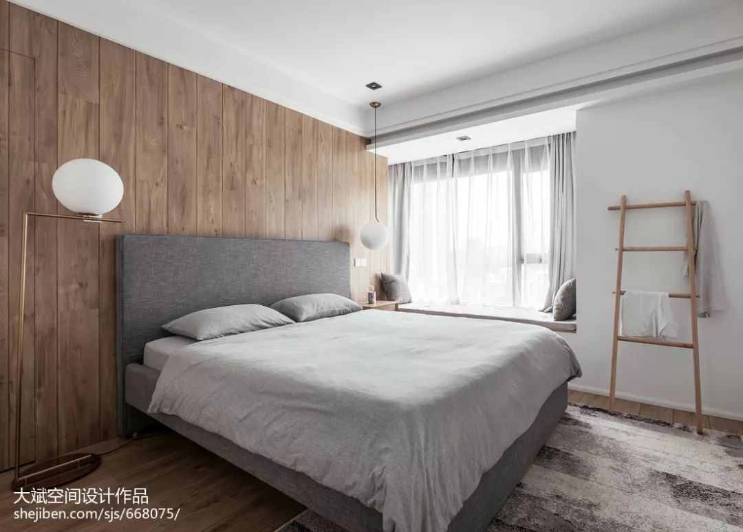 房间墙上装木板效果图,墙上装木板