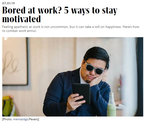 工作没劲，身体被掏空？职业规划师这5个建议教你解决职业倦怠