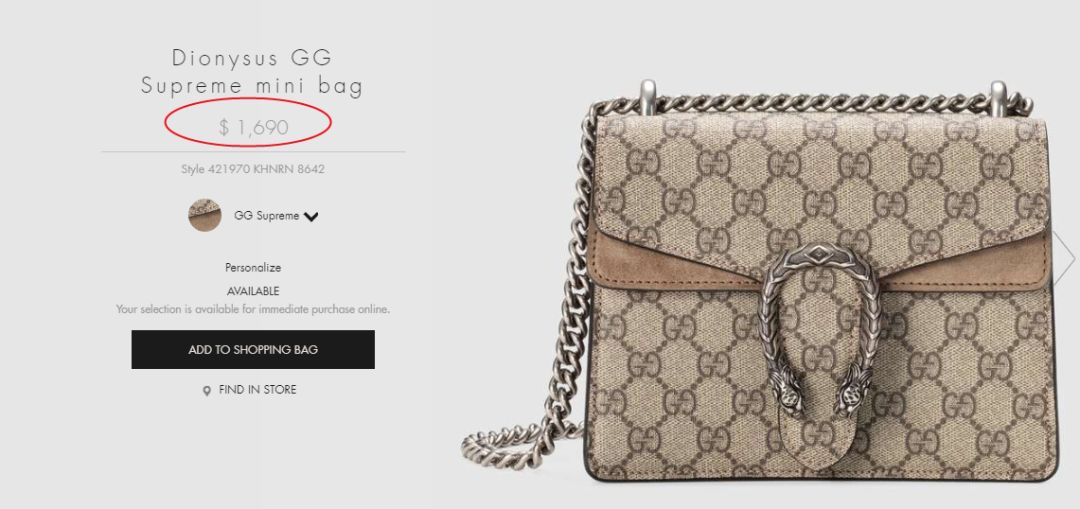 比价包包,gucci正品哪里买最合适