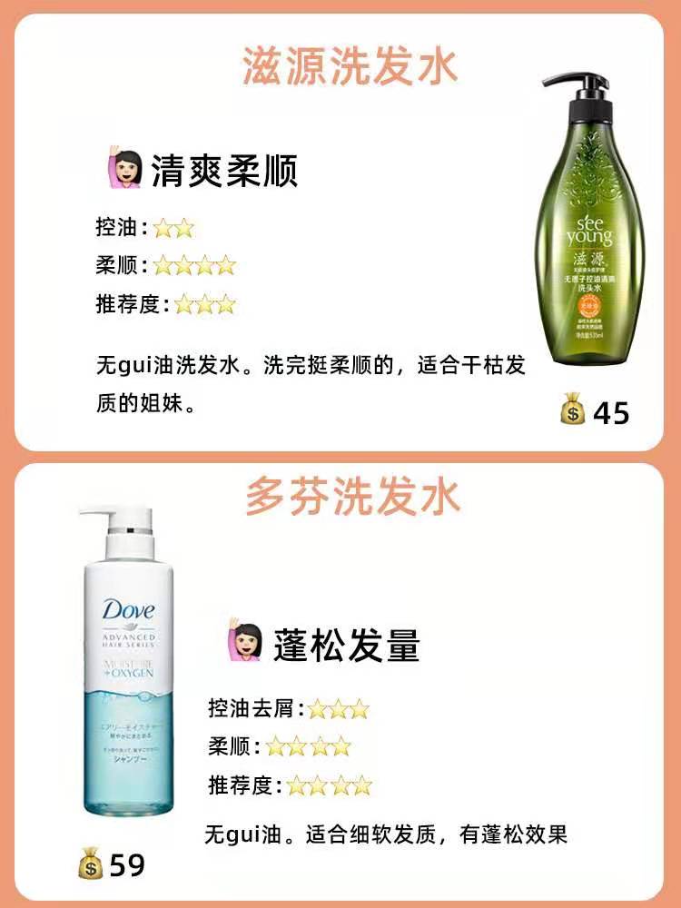 八款洗发水测试,公认最好的三款洗发水