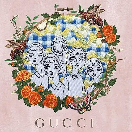 新加坡姑娘用刺绣记录下旅途风景，连Gucci都找她合作！