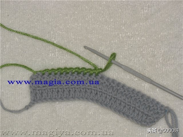 倒钩针收边方法图解,倒钩针收边的视频教程