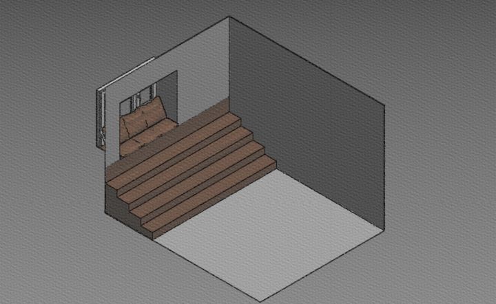 飘窗太高实体墙不能敲掉怎么利用,卧室飘窗一面的墙砸不掉如何设计