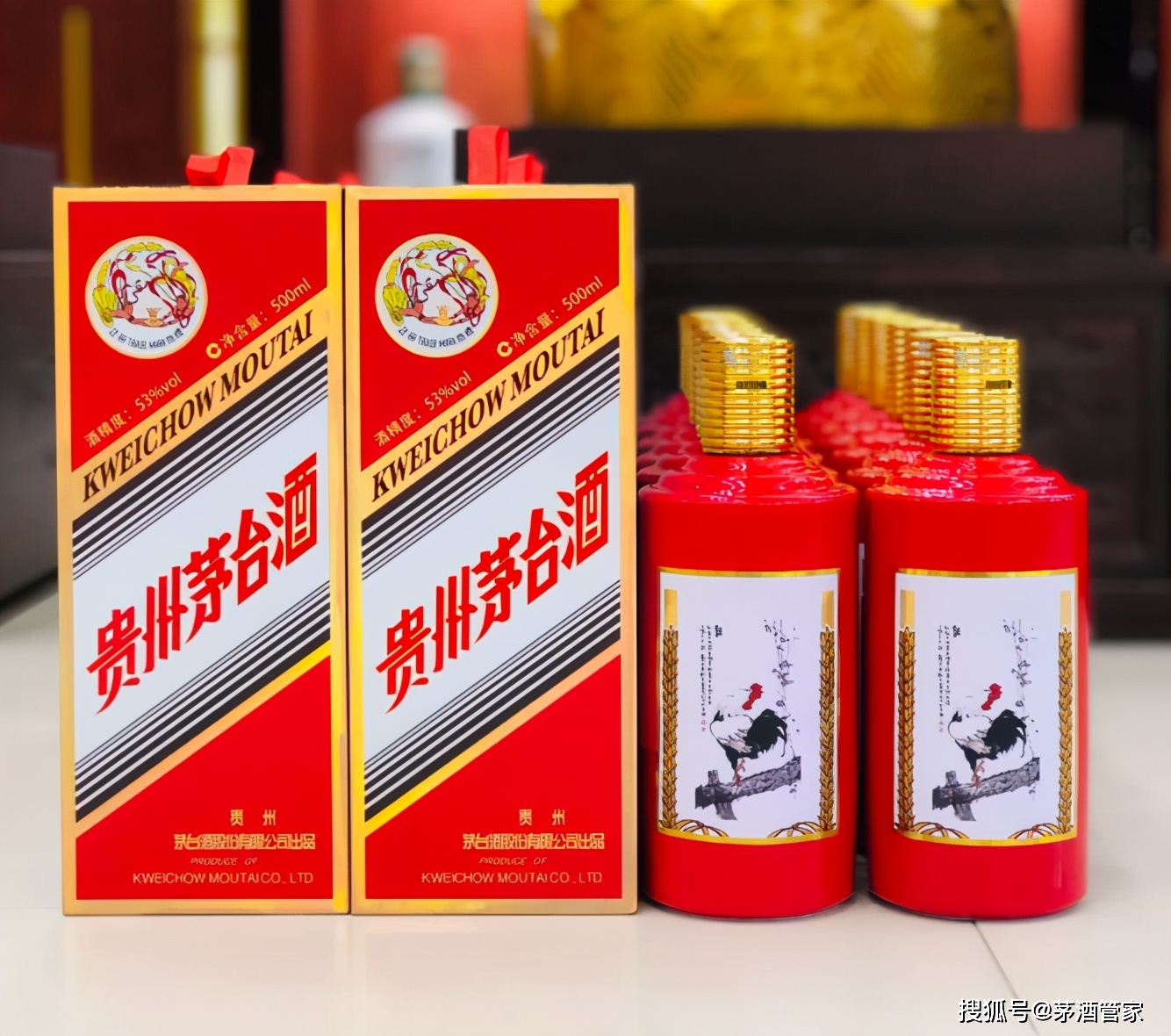 贵州茅台鸡年生肖酒几个版本,鸡年茅台真酒特征