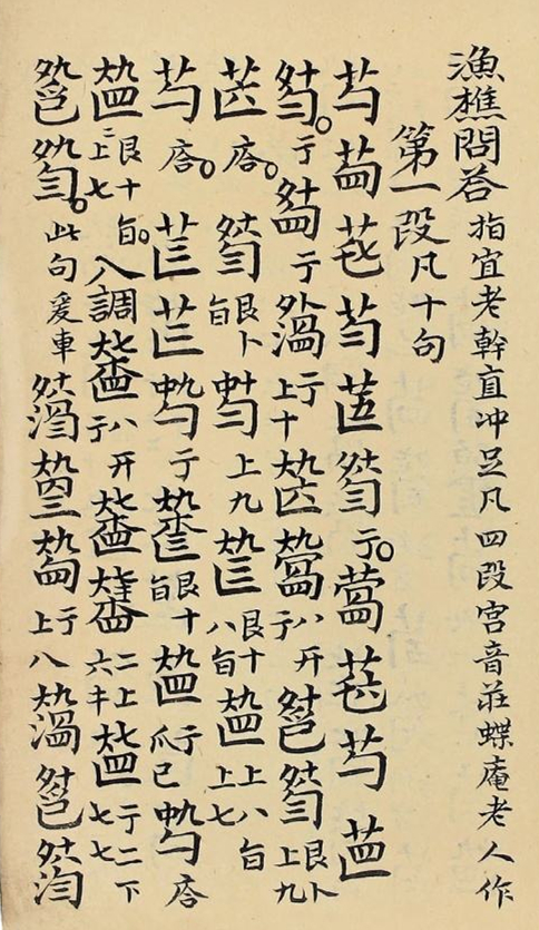 在五线谱和简谱传入中国之前，古人是用什么记谱的？