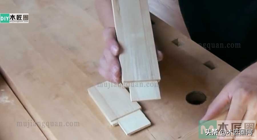 榫卯实木桌制作视频教程,传统榫卯木桌子最简单方法