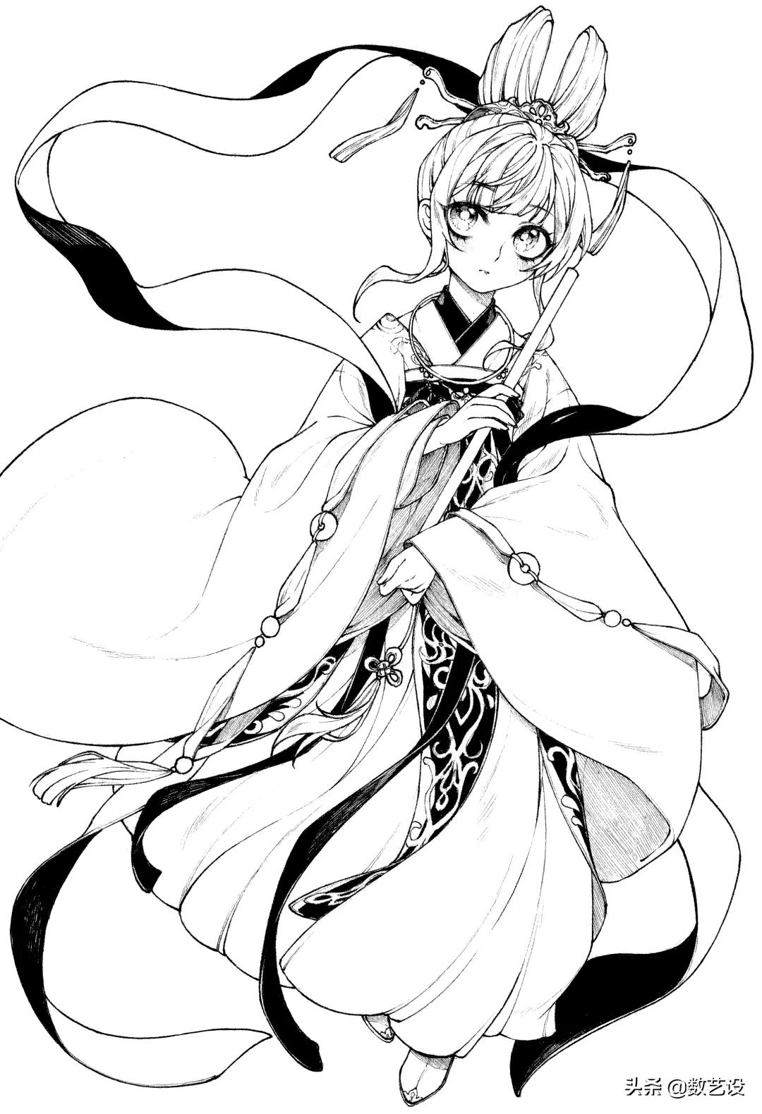 用15种颜色画的画特别漂亮,好看又复杂的又有颜色的画