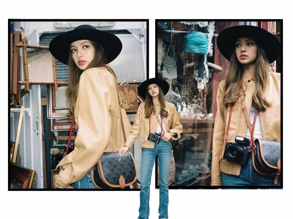 没想到皮夹克还有减龄的作用！“人间芭比”lisa和超模都在穿