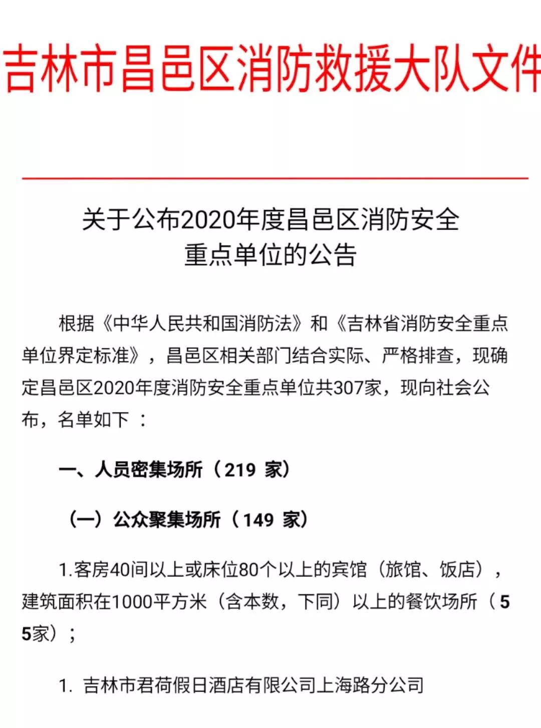 昌邑区消防大队,吉林市昌邑区消防救援大队