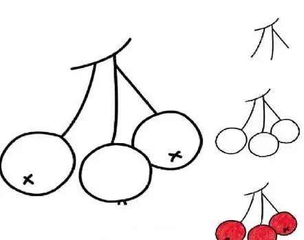 很多个苹果简笔画,宝宝苹果简笔画