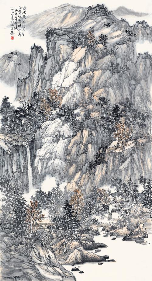 一幅绝美的水墨画,十大绝美水墨山水画
