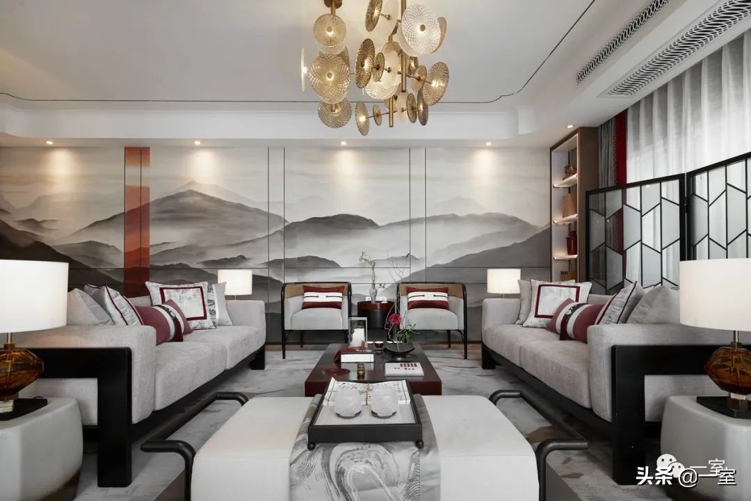 客厅背景墙设计260例,现代风背景墙作品