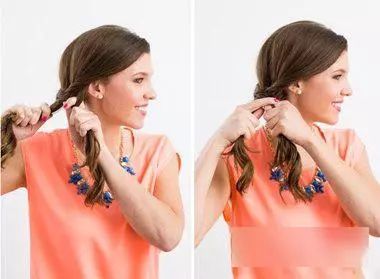 超简单鱼尾辫教程,手把手教你鱼尾辫