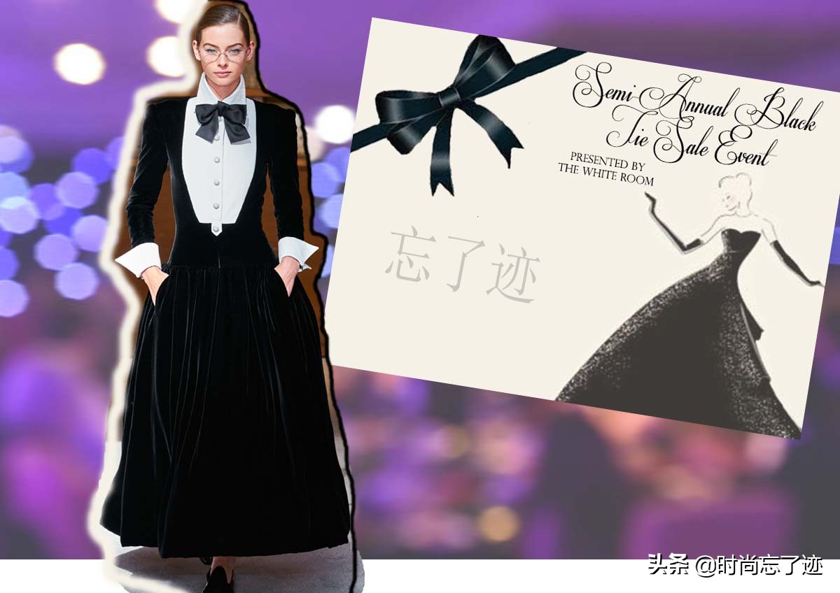 黑领结穿搭,blacktie礼服可以不系领结吗