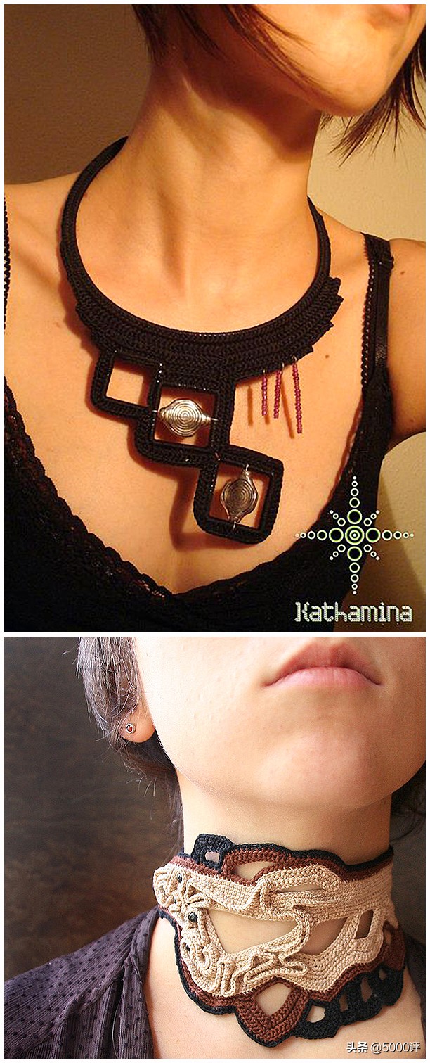 钩织饰品小星星,精品小饰品钩织