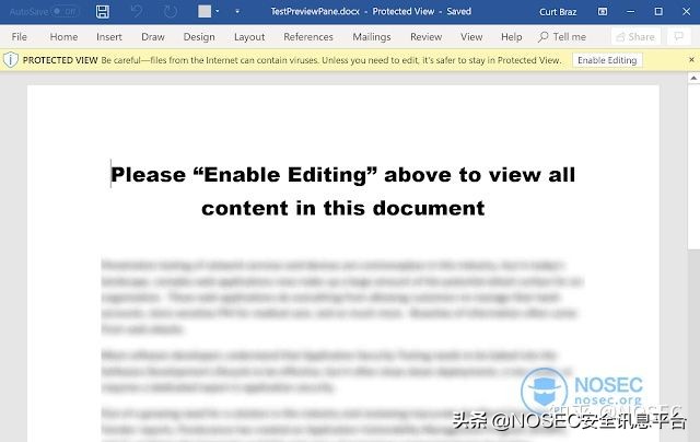 office文件打开提示受保护的视图,怎么解除office受保护视图