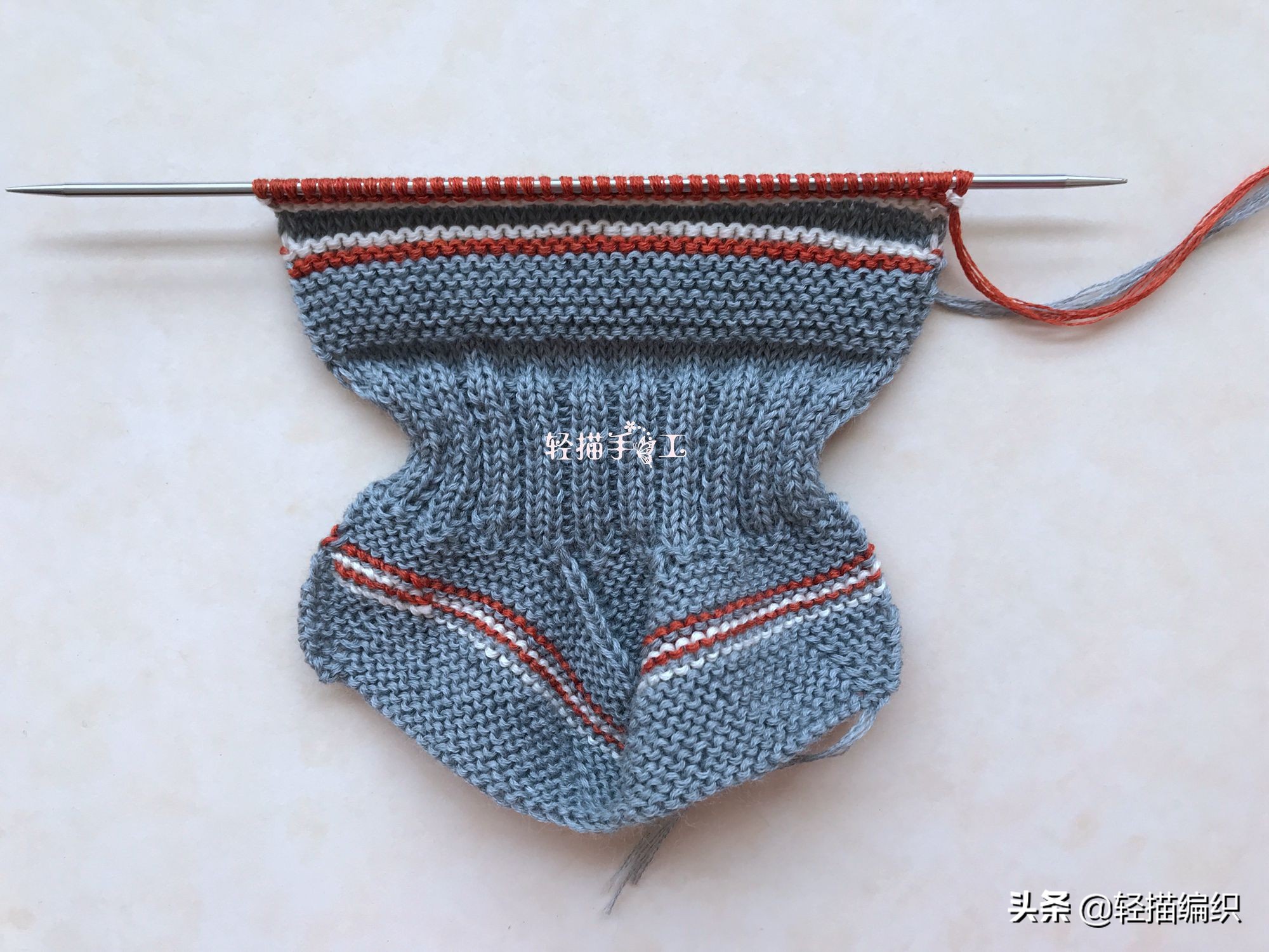 婴儿毛线鞋高帮编织教程,高筒毛线鞋婴儿鞋教程完整版