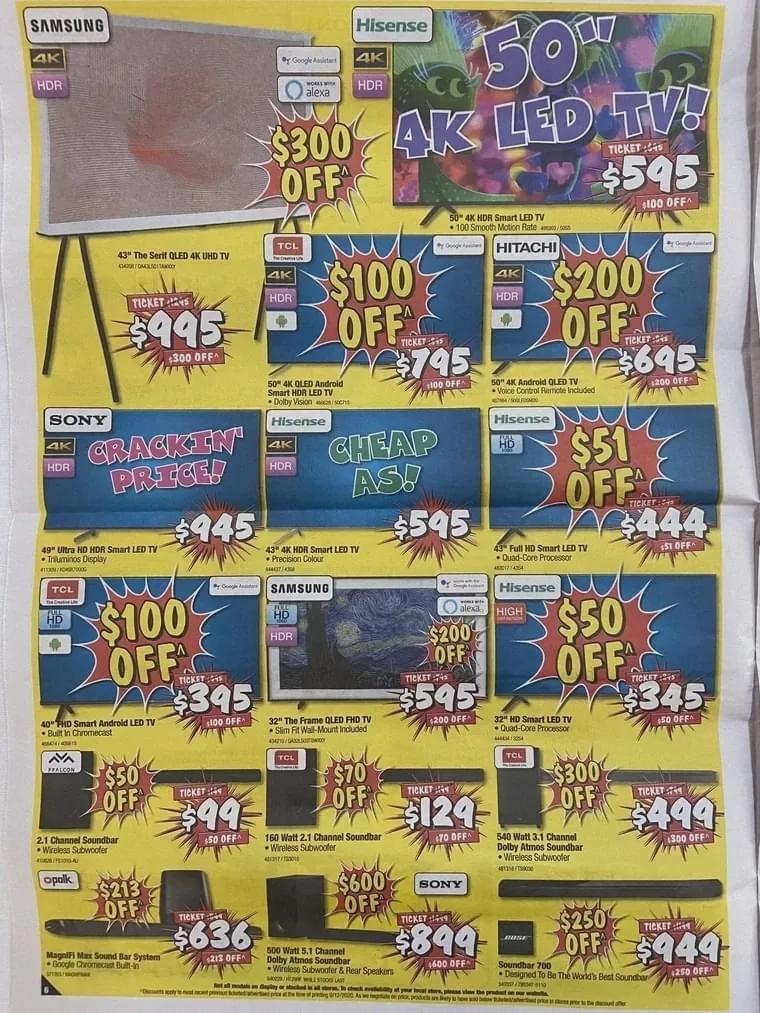 澳洲BigW半价促销：智能电视、戴森、家居好物，统统打骨折