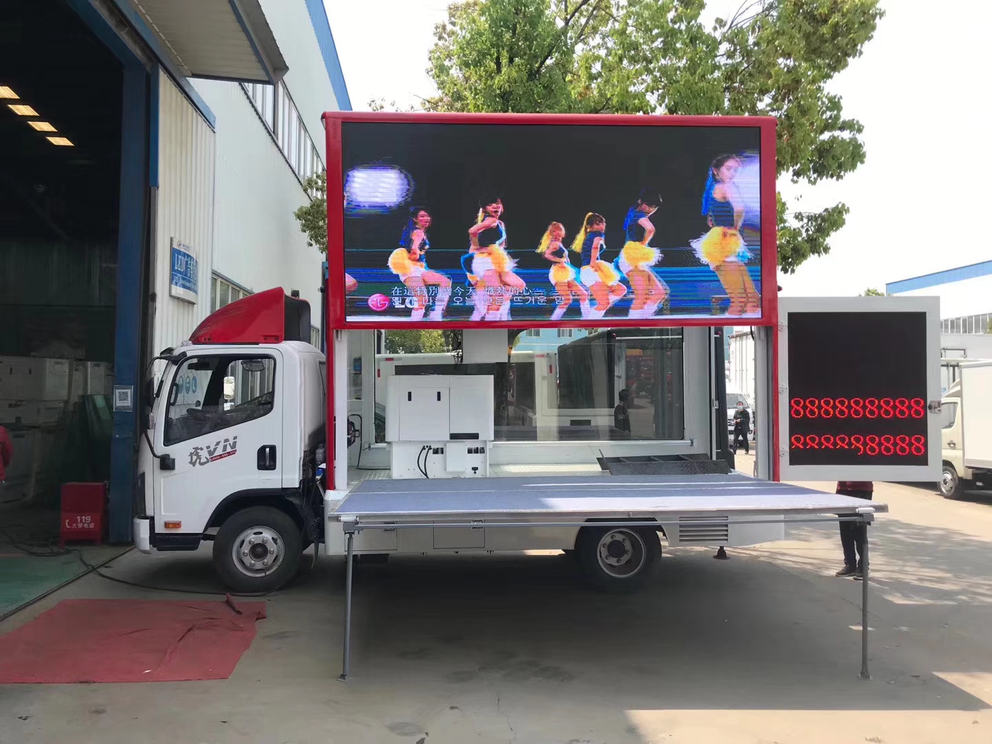 小型led广告宣传车厂家,福田广告宣传车led屏操作顺序