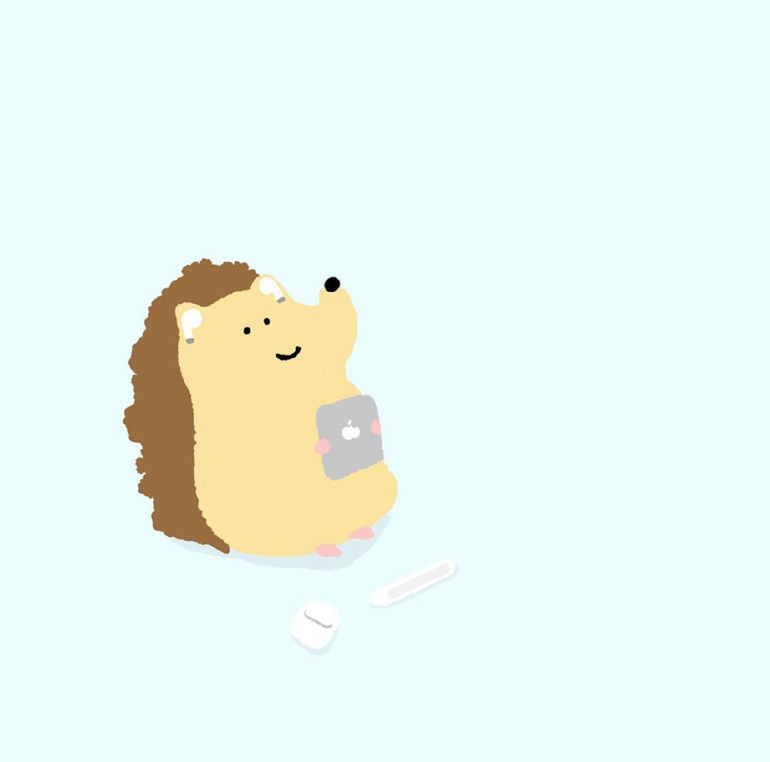 刺猬头卡通图片,小刺猬头像可爱卡通动漫