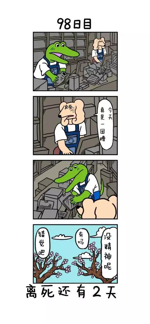 20年爆火漫画,100天后会死的鳄鱼类似漫画