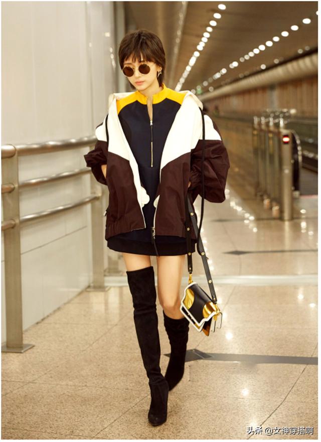 有一种靴叫做马伊琍的“鸳鸯靴”，看着普通，却不是谁都能驾驭的